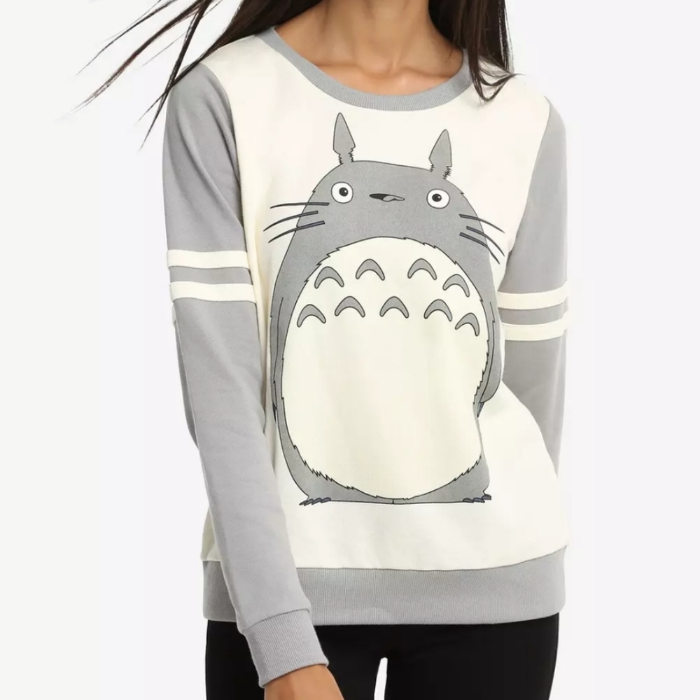Studio Ghibli Totoro Grey Sweater Hot Topic